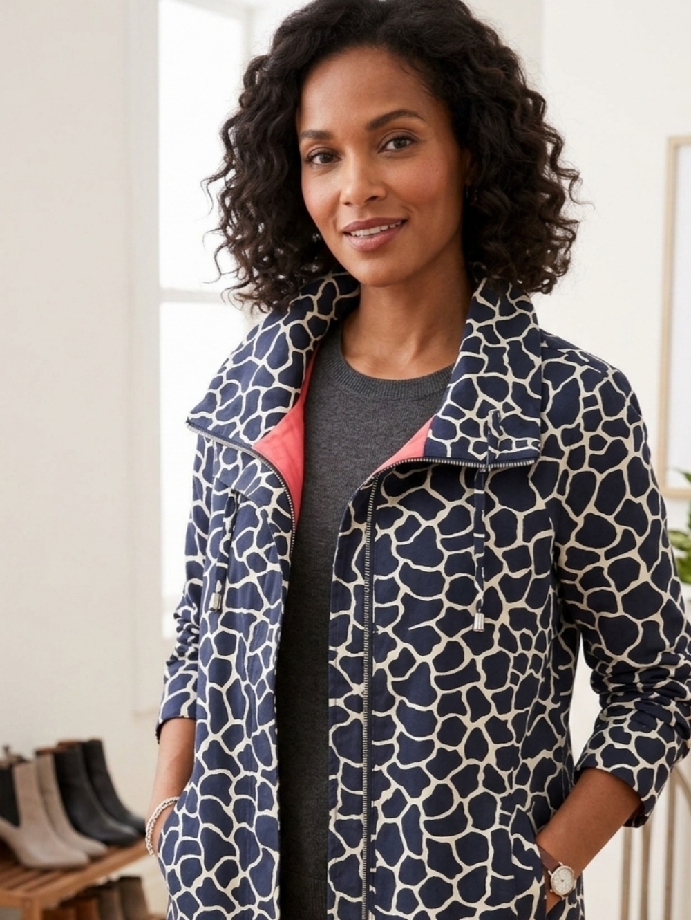 Animal Patterned Jacket